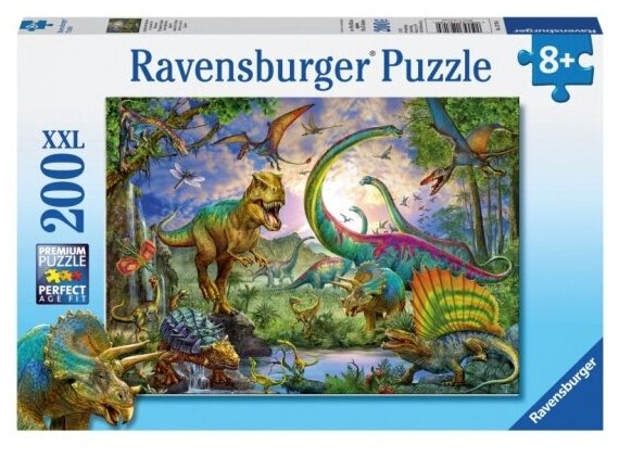 Пазл Ravensburger Мир динозавров, 200 дет.