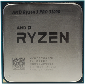 Процессор AMD Ryzen 3 PRO 3200G AM4,  4 x 3600 МГц