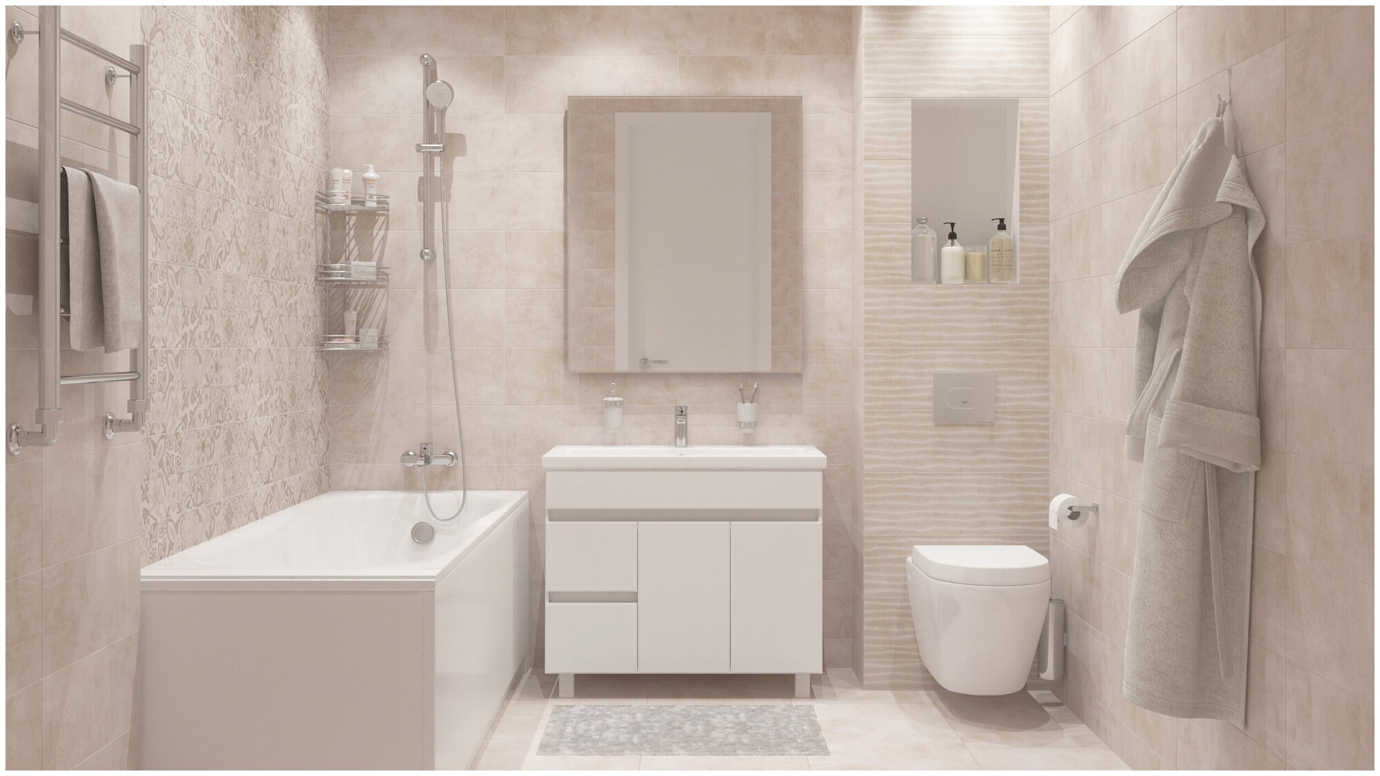 Проекты ванных комнат леруа мерлен готовые