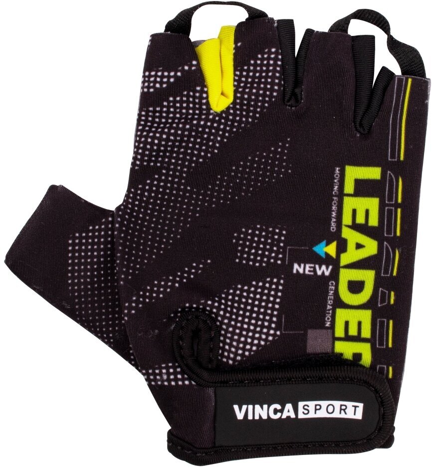 Велоперчатки Vinca sport Leader Black XXL черные VG 911 Leader Black (XXL)