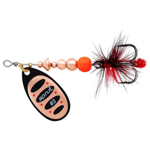 фото Блесна вращающаяся sprut alba ball system #3 bkc