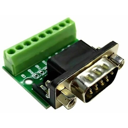DB9 папа плата переходник с клеммами (Breakout)