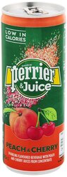 Газированный напиток Perrier персик и вишня, 0.25 л