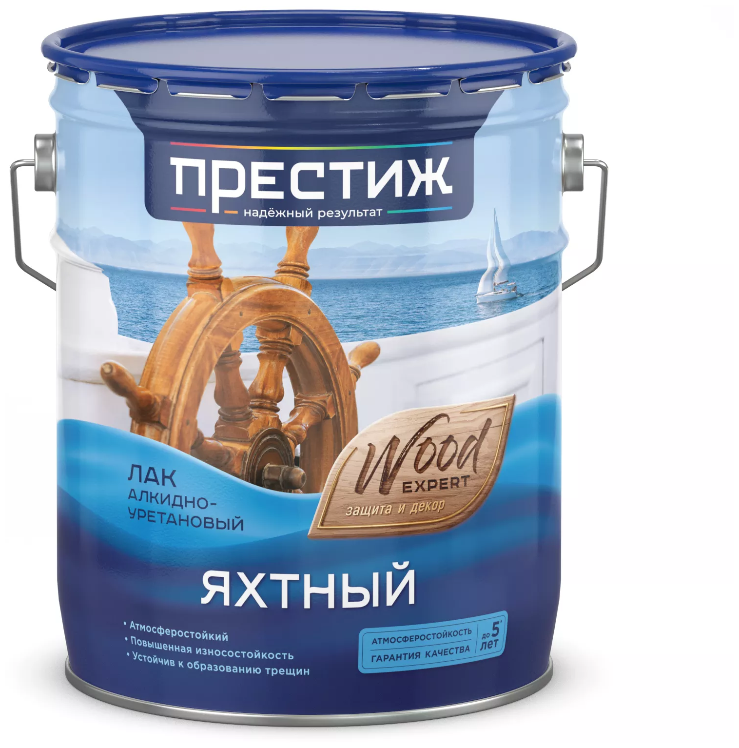 Лак яхтный Престиж, алкидно-уретановый, матовый, 10 л