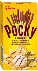 Мучные снэки Pocky Choco Banana палочки 42 г