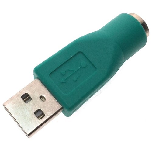 Переходник/адаптер ESPADA USB PS/2 - USB (EUSBM-PS/2F), 0.03 м, зелeный внешний корпус espada usb 3 1 to m 2 nmve ssd usbnvme4