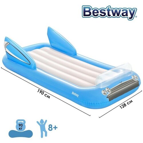 матрас для плавания 190 x 128 см 43412 bestway Матрасы, шезлонги и плоты Bestway Матрас для плавания, 190 x 128 см, 43412 Bestway