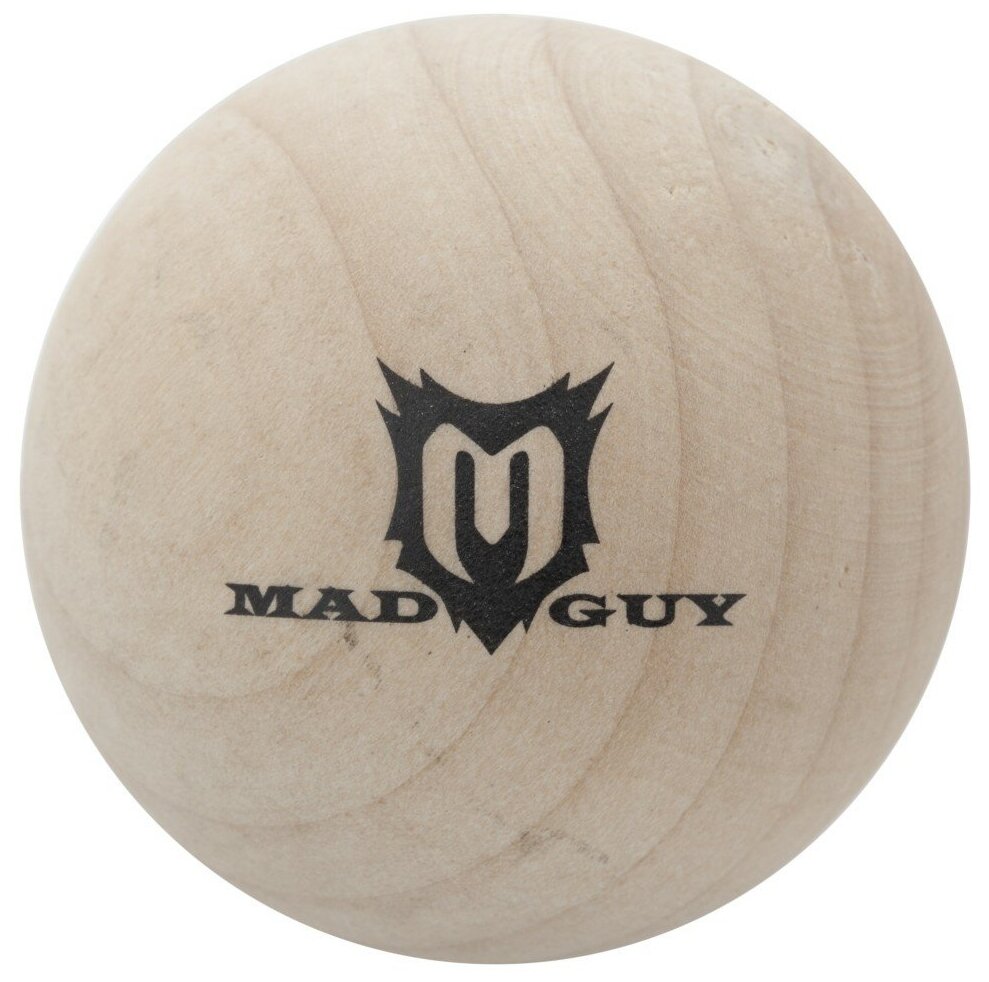 Мяч тренировочный деревянный "Mad Guy"