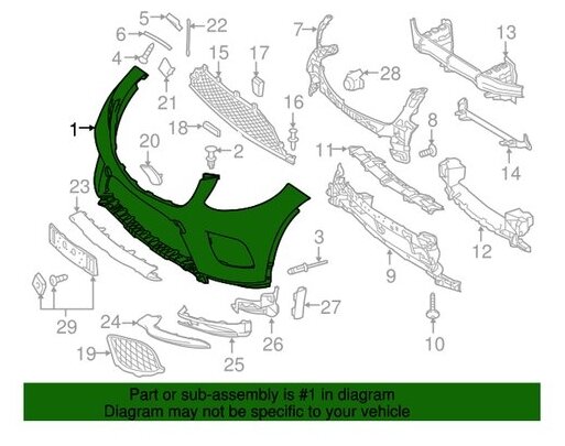 Деталь MERCEDESBENZ A29288519259999