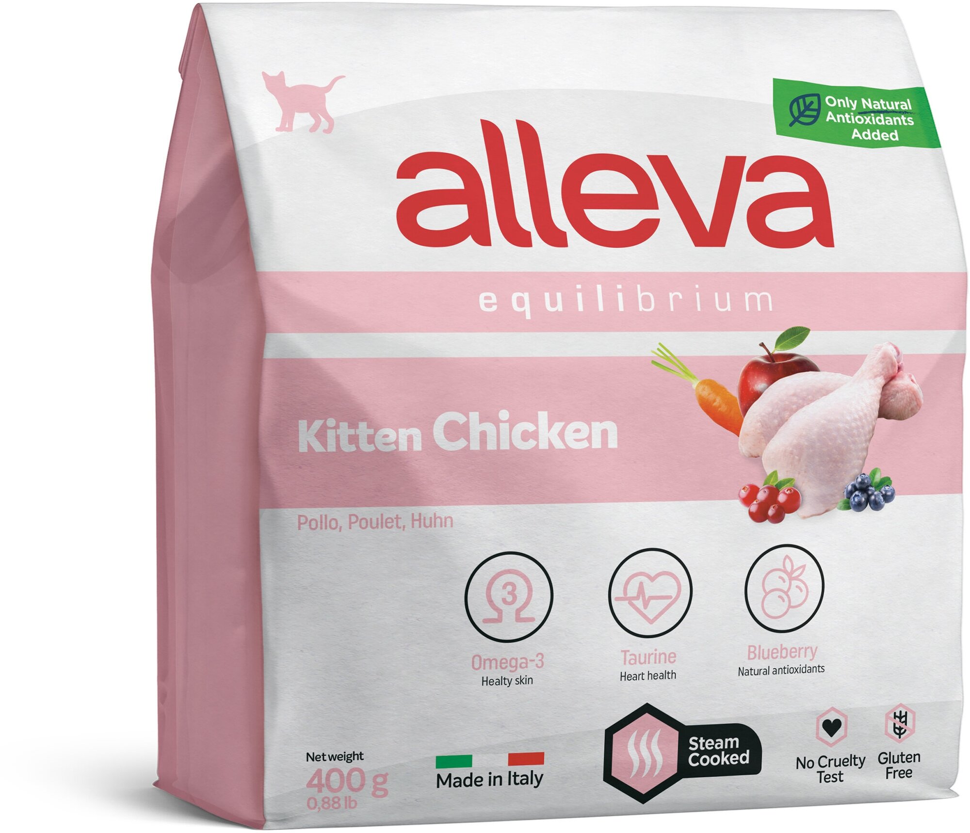 Alleva Equilibrium Kitten сухой корм для котят с курицей - 400 г