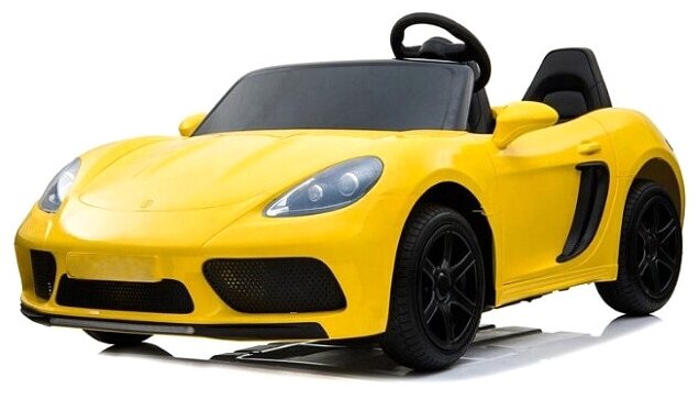 Детский автомобиль Toyland Porsche Cayman YSA021-24V (180 W) Желтый