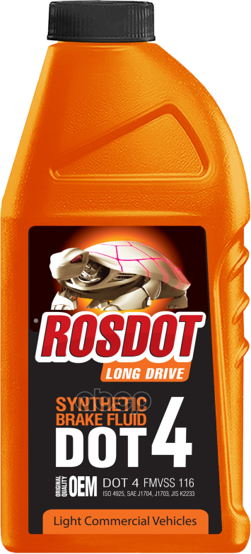 Тормозная жидкость ROSDOT 4 LONG DRIVE 455г