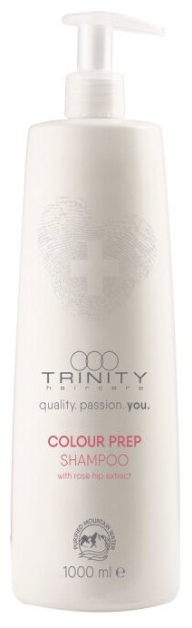 Trinity Care Essentials Colour Prep Shampoo - Тринити Кэйр Эссеншлс Колор Подготовительный шампунь перед окрашиванием волос, 1000 мл -