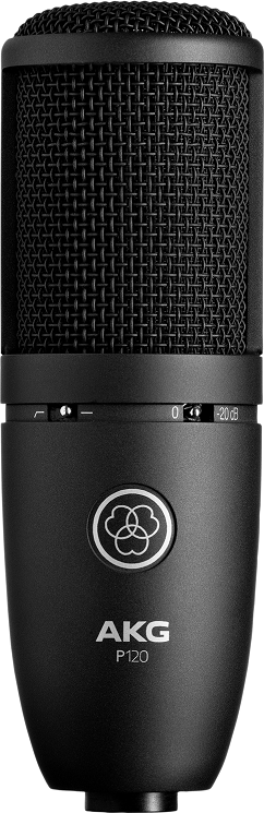 AKG P120 конденсаторный кардиоидный микрофон, 20-20000Гц, 24мВ/Па