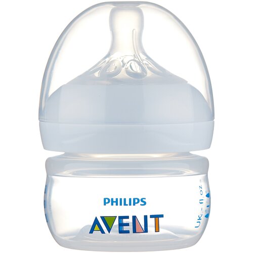 Купить Avent Бутылочка для кормления Natural, 60 мл, от 0 мес., Philips AVENT, бесцветный