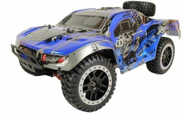 Радиоуправляемый шорт-корс Remo Hobby EX3 Brushless UPGRADE (синий) 4WD 2.4G 1/10 RTR, RH10EX3TOP-UPG-BLUE