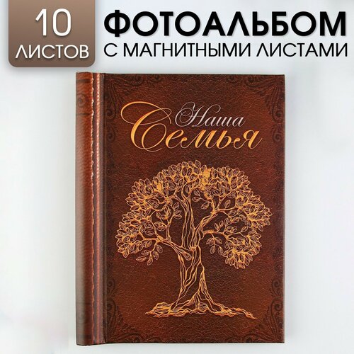Фотоальбом Наша семья 10 магнитных листов 25 19 см 548₽