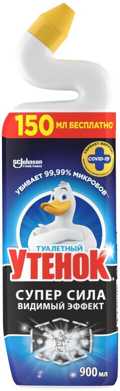 Средство для сантехники Утенок жидкий Видимый Эффект 900мл