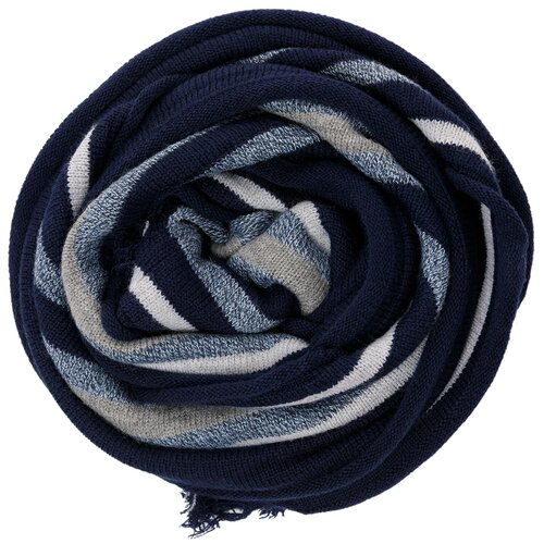 фото Шарф мужской finn flare, цвет: темно-синий w19-21129_101, размер no si