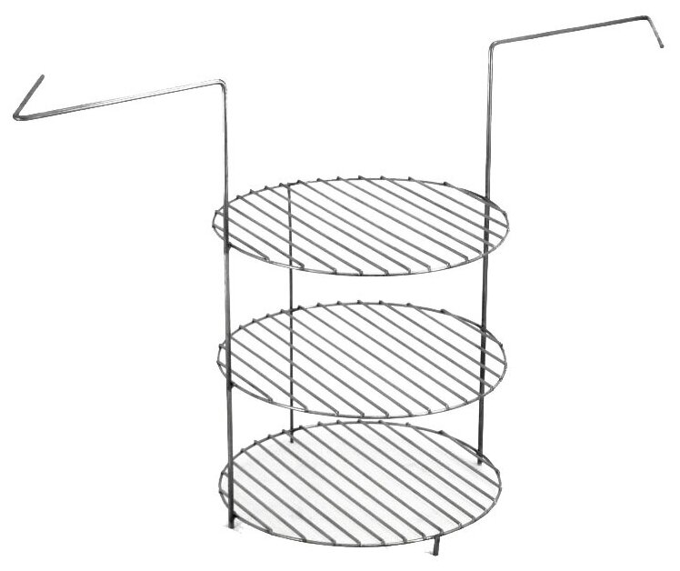 Этажерка СП универсальная к тандырам Большой, Охотник, Скиф, Античный, Атаман (3х ярусная средняя)