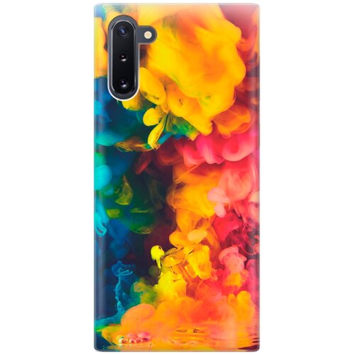 фото Силиконовый чехол на samsung galaxy note 10 / самсунг ноут 10 с принтом "красочное буйство" gosso