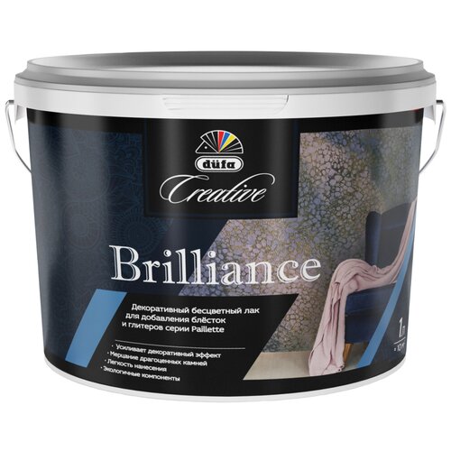 Dufa Creative Brilliance бесцветный, полуматовая, 1 л