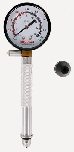 Изображение товара Компрессометр бензиновый резьбовой без чехла АвтоDело 40093