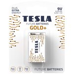 Батарейка щелочная Tesla 6LR61/Крона 9V, 1 шт - изображение