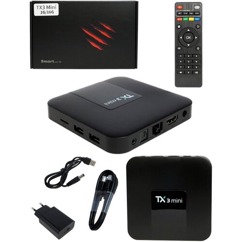 Цифровая приставка ресивер Android TX3 Mini 2GB16GB Wi-Fi android 81 320100₽