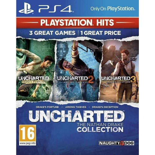 Uncharted: Натан Дрейк. Коллекция (Хиты PlayStation) (PS4, русские субтитры)