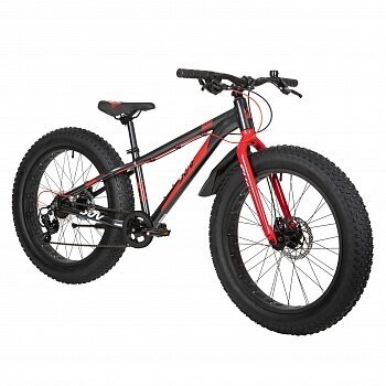 Велосипед NOVATRACK Fatbike 24"-22г. (13" / графит (24AHD. SUV.13GR22) )