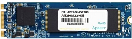 Накопитель SSD Apacer M.2 2280 240Гб SATA (AP240GAST280-1)