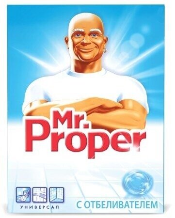 Универсальное чистящее средство Чистящее средство 400 г, MR.PROPER (Мистер Пропер), с отбеливающим эффектом, универсал, порошок