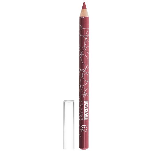 LUXVISAGE карандаш для губ Lip Liner, 62 розово-сливовый карандаш для губ luxvisage карандаш для губ soft matte