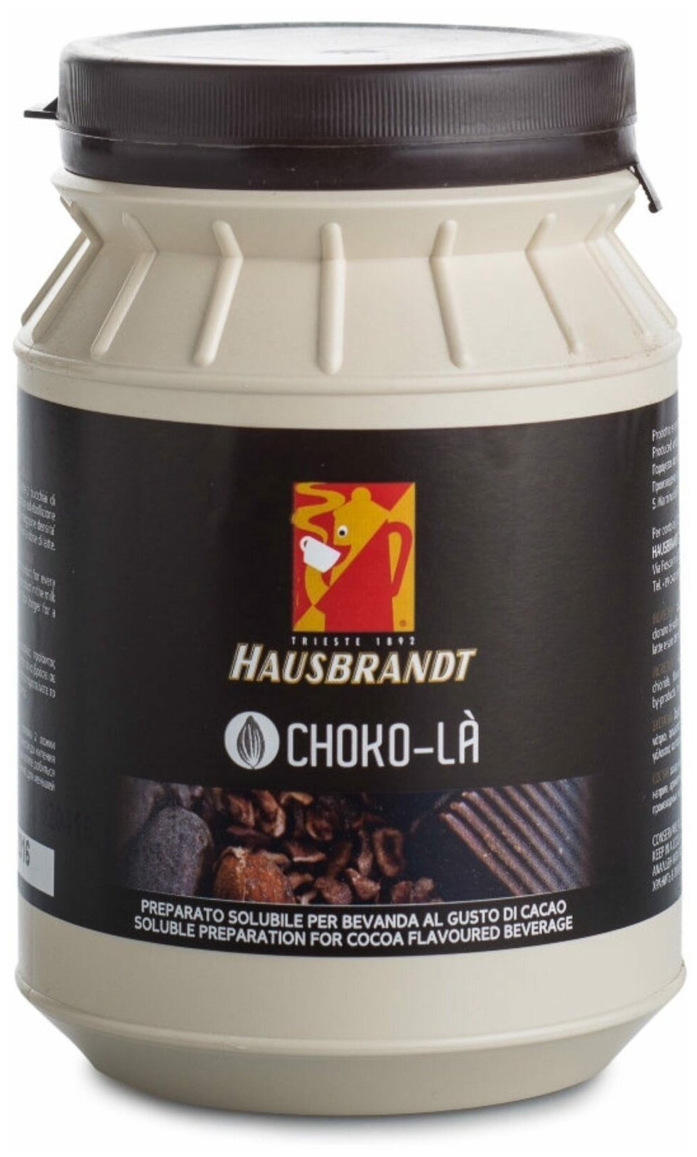 Горячий шоколад Hausbrandt Choco-La, банка, 1 кг - фотография № 1