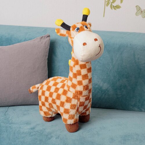 Большая мягкая игрушка подушка жираф - антистресс 26 см