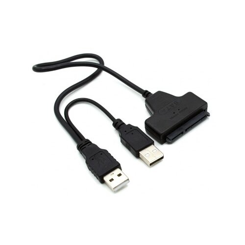 Переходник/адаптер KS-is USB - SATA (KS-359), 0.4 м, черный привод ks is usb 3d blu ray rw ks 582b