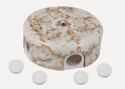 Изображение товара Коробка распределительная лизетта керамика Мрамор D78*30мм BIRONI