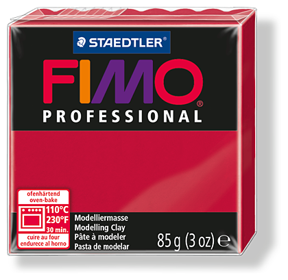 Полимерная глина FIMO Professional 29 (пунцовый) 85г