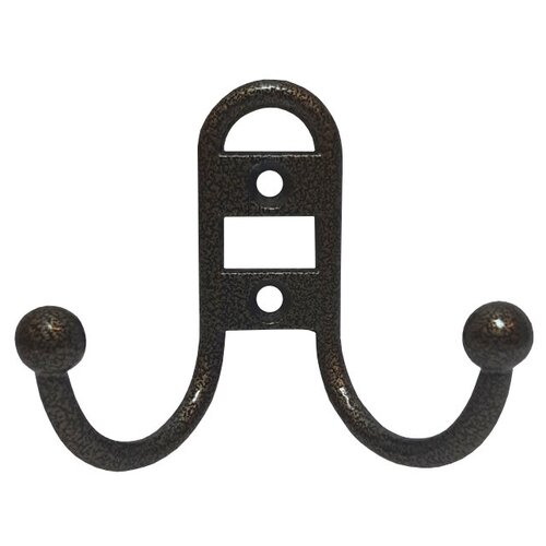 Крючок 2-х рожковый сталь антик бронза 458₽