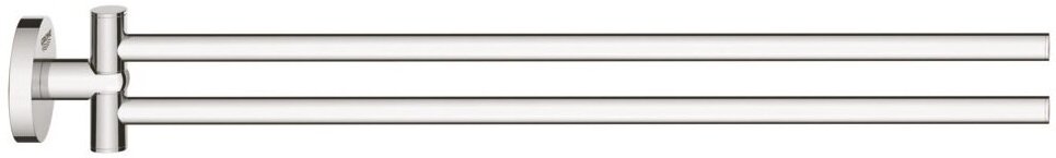 Полотенцедержатель Grohe Essentials 439 мм двойной поворотный на шуруп сталь хром (40371001)