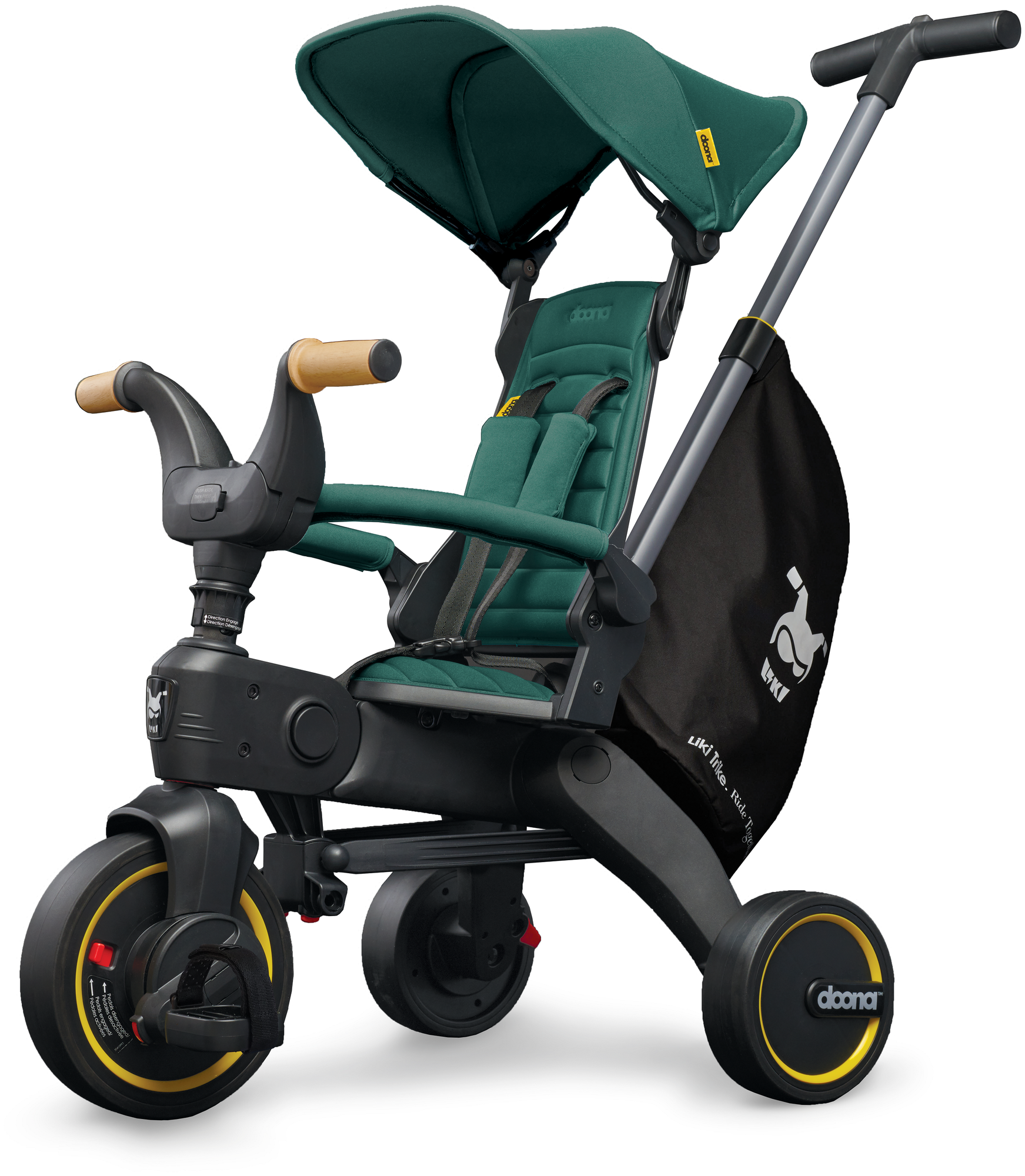 Велосипед трёхколесный Doona Liki Trike S5 Racing Green