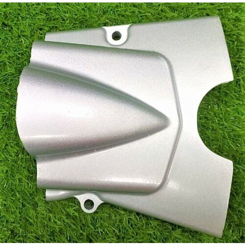 Крышка ведущей звезды для мопеда 139FMB, Active110 выпуклая (серебритситая)