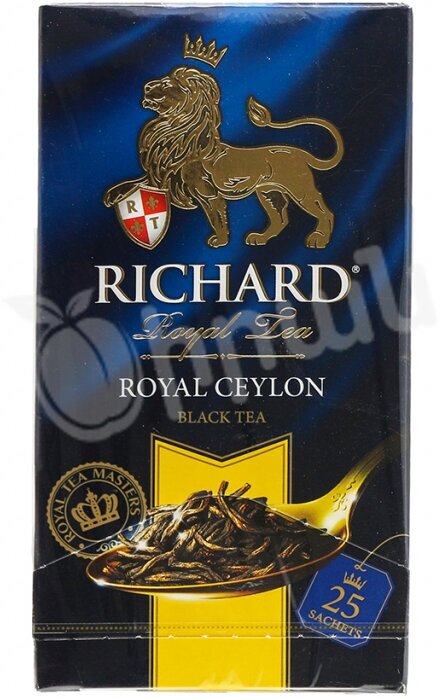 Чай Richard "Royal Ceylon", черный, 25 пакетиков по 2г, 355024 - фотография № 13