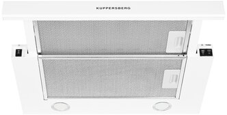 Встраиваемая вытяжка Kuppersberg SLIMLUX IV 50 W, цвет корпуса белый, цвет окантовки/панели белый