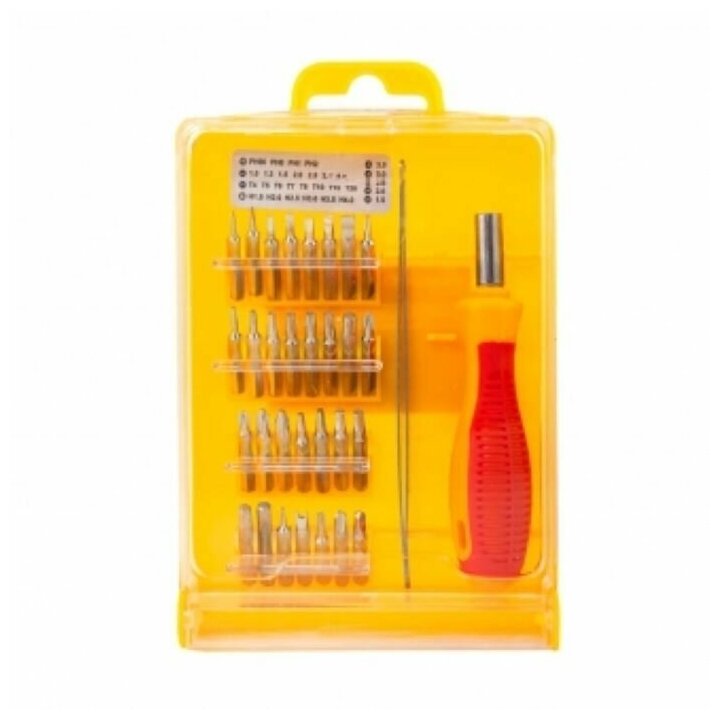 фото Набор бит 30шт. с рукояткой и пинцетом