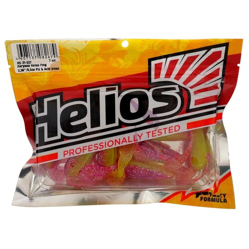 Лягушка Helios Frog Fio & Acid lemon, 6.5 см, 7 шт. (HS-21-027) helios лягушка helios frog 6 5 см fio