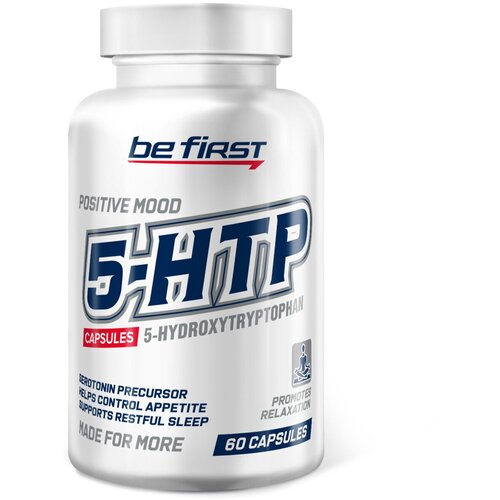 be first 5 htp capsules 30 капсул Аминокислота Be First 5-HTP, нейтральный