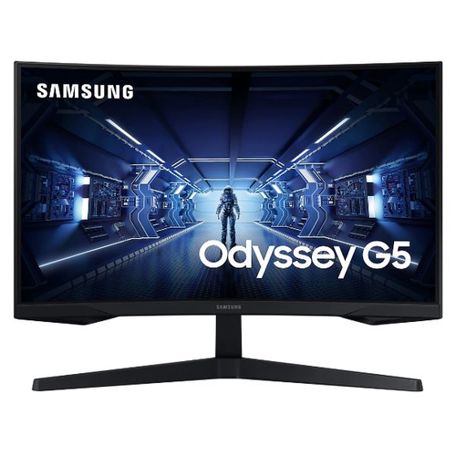27 Монитор Samsung Odyssey G5 C27G55TQMW, 144 Гц, *VA, черный 27 монитор lime g270 2560x1440 1 гц va черный