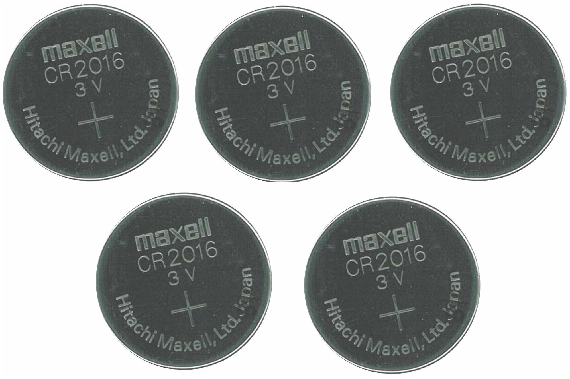 Батарейка Maxell CR2016 Lithium 5шт